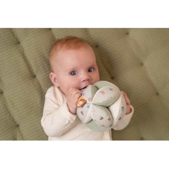 LITTLE DUTCH MÍČEK TEXTILNÍ FARMA - SENZORICKÉ HRAČKY - PRO DĚTI