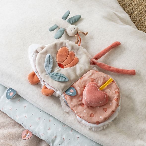 NATTOU KNÍŽKA PLYŠOVÁ JEŽEK ZOE S AKTIVITAMI 15 CM MILA, ZOE & LANA - KNÍŽKY PRO NEJMENŠÍ - PRO DĚTI