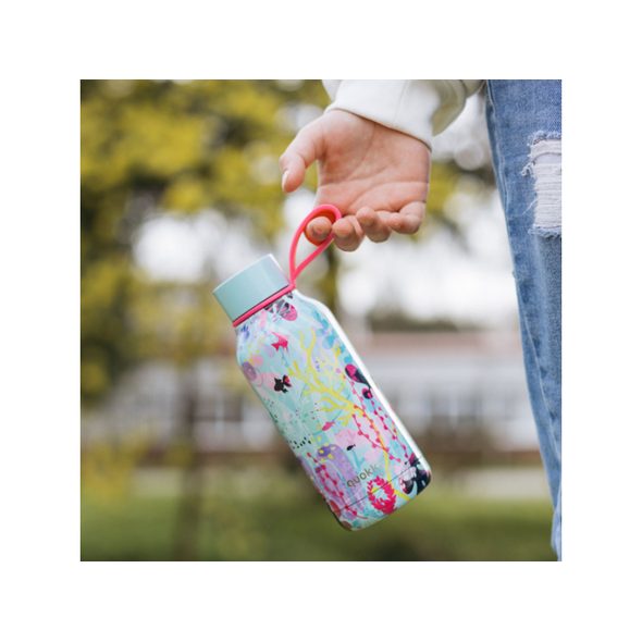 QUOKKA NEREZOVÁ TERMOLÁHEV SOLID KIDS S POUTKEM UNDERWATER 330 ML - TERMOOBALY A TERMOSKY - KRMENÍ