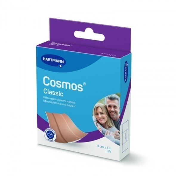 HARTMANN NÁPLAST COSMOS PEVNÁ 1 M X 8 CM 1 KS - NÁPLASTI - KOUPÁNÍ A ZDRAVÍ