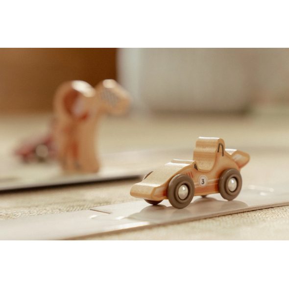 LITTLE DUTCH ZÁVODNÍ DRÁHA S DOPLŇKY V KUFŘÍKU - LITTLE DUTCH - PRO DĚTI