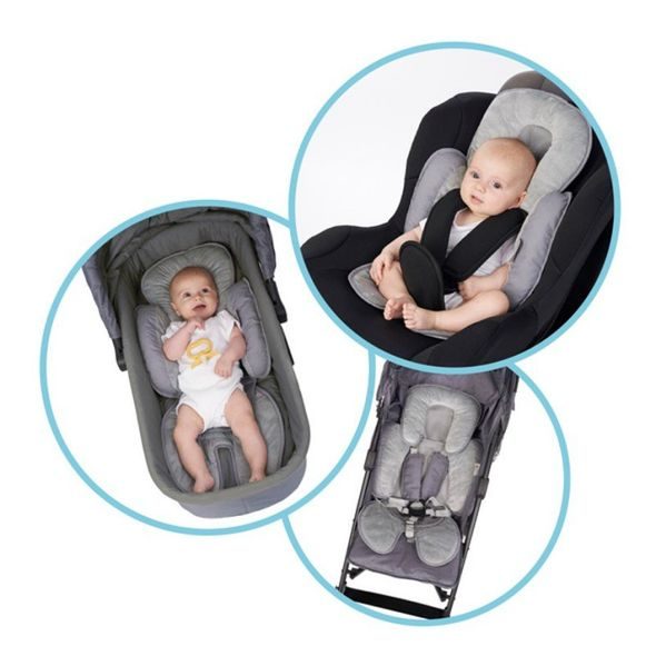 BO JUNGLE UNIVERZÁLNÍ VLOŽKA 3V1 B-SNOOZE GREY/BLACK - FIXAČNÍ PODLOŽKY - SPINKÁNÍ