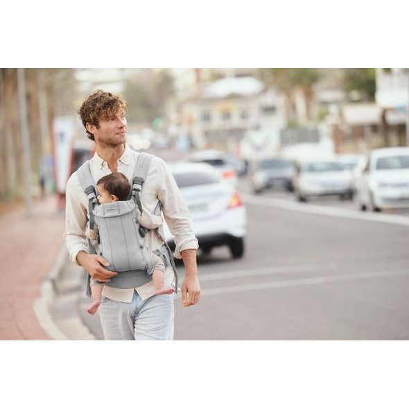 BABYBJORN BABYBJORN NOSÍTKO HARMONY WOVEN LIGHT GRAY MÉLANGE - ERGONOMICKÁ NOSÍTKA - NOŠENÍ & SPORT