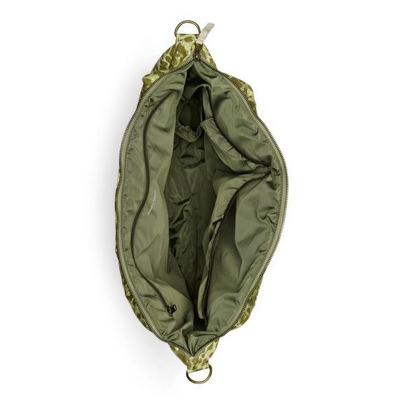 STUDIO NOOS COTTON DIAPER BAG PŘEBALOVACÍ TAŠKA GREEN LEOPARD - PŘEBALOVACÍ TAŠKY - KOČÁRKY A PŘÍSLUŠENSTVÍ