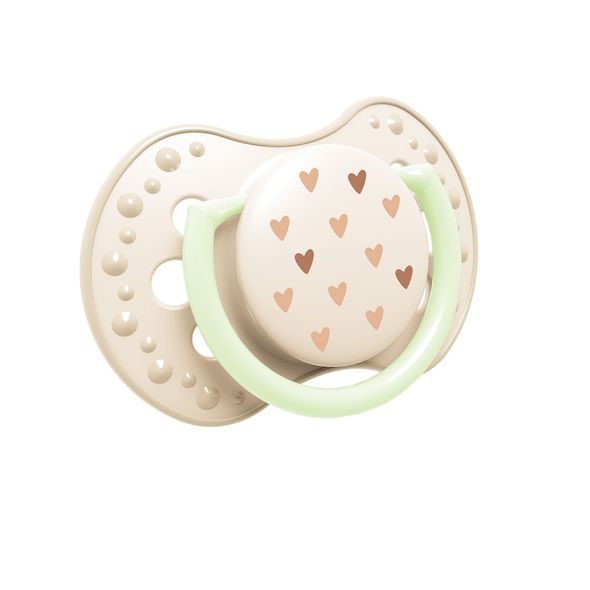 LOVI DUDLÍK SVÍTÍCÍ SILIKONOVÝ DYNAMICKÝ TEDDY LOVE 0-6M 2KS - ŠIDÍTKA A DOPLŇKY - KRMENÍ