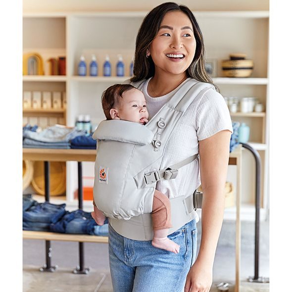 ERGOBABY ADAPT SOFT TOUCH COTTON PEARL GREY - ERGONOMICKÁ NOSÍTKA - NOŠENÍ & SPORT