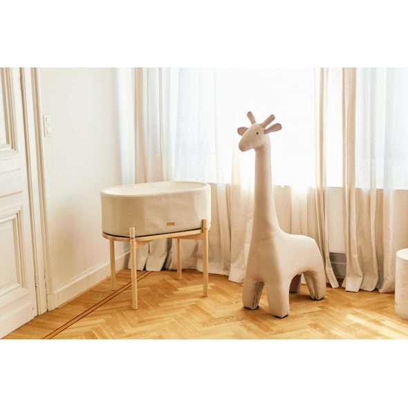 CHILDHOME ŽIRAFA TEXTILNÍ STOJÍCÍ BEIGE - PLYŠOVÉ A MAŇÁSCI - PRO DĚTI