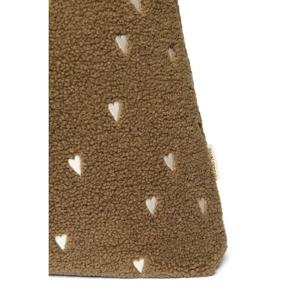 STUDIO NOOS TEDDY HEARTS MOM BAG BROWN HEARTS - PŘEBALOVACÍ TAŠKY - KOČÁRKY A PŘÍSLUŠENSTVÍ