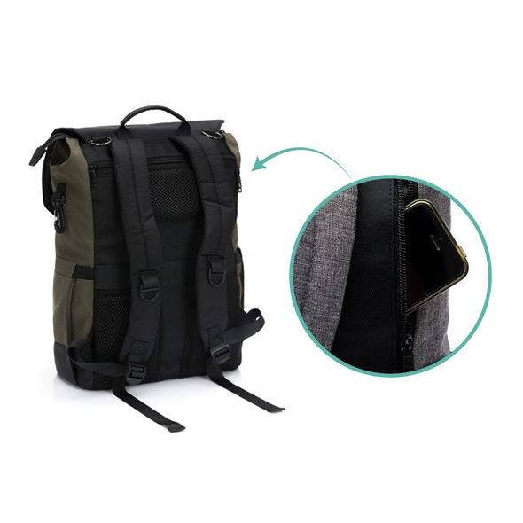 FILLIKID BATOH NA PLENY OSAKA KHAKI - PŘEBALOVACÍ BATOHY - KOČÁRKY A PŘÍSLUŠENSTVÍ