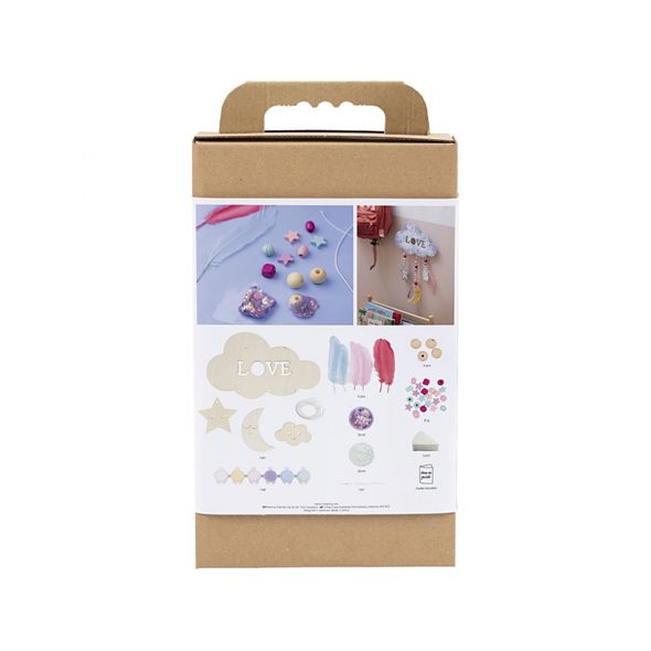 CREATIV COMPANY KREATIVNÍ SADA ZÁVĚSNÁ DEKORACE LOVE - NAVLÉKÁNÍ - PRO DĚTI