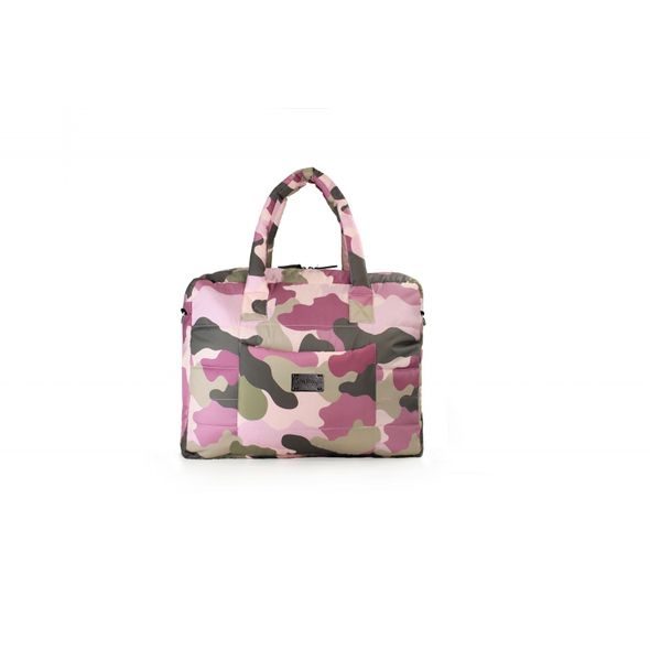 7AM ENFANT PLAZA TAŠKA, CAMO PINK - PŘEBALOVACÍ TAŠKY - KOČÁRKY A PŘÍSLUŠENSTVÍ