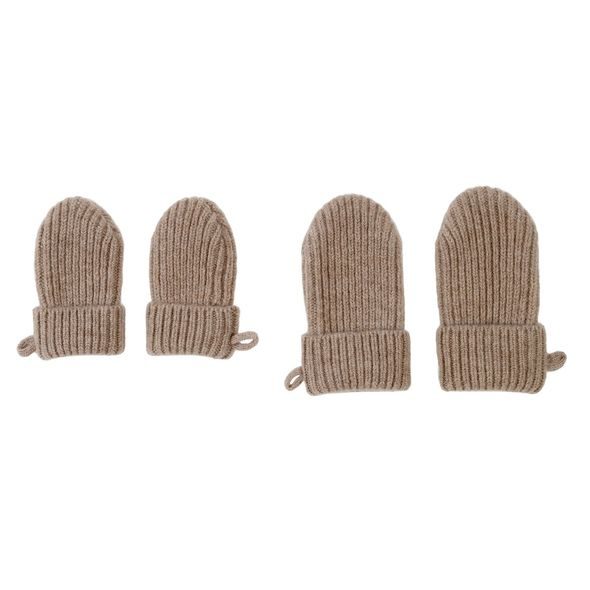 LODGER MITTENS FOLKLORE MERINO WOOL BUFFALO 0 - 12 MĚSÍCŮ - RUKAVIČKY, ŠÁTKY, NÁKRČNÍKY - PRO DĚTI