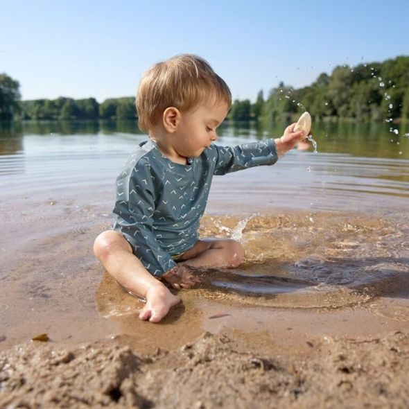 LÄSSIG SPLASH LONG SLEEVE RASHGUARD JAGS BLUE - UV OBLEČENÍ - PRO DĚTI