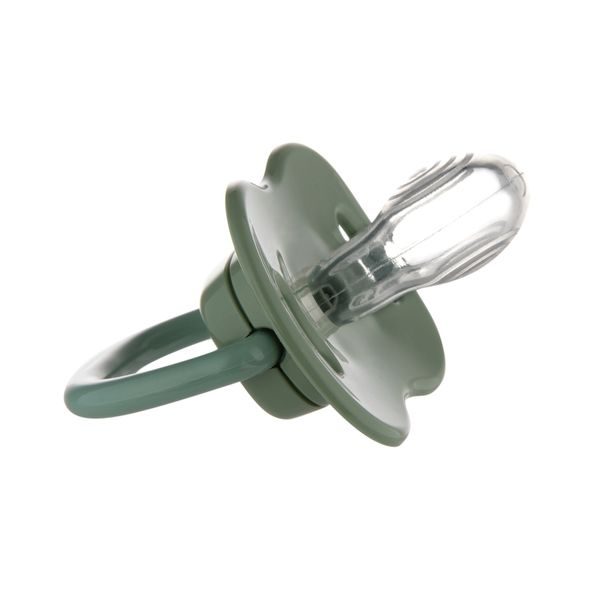 CANPOL BABIES SET SYMETRICKÝCH SILIKONOVÝCH DUDLÍKŮ MOUNTAINS 18M+ 2KS ZELENÝ - ŠIDÍTKA A DOPLŇKY - KRMENÍ