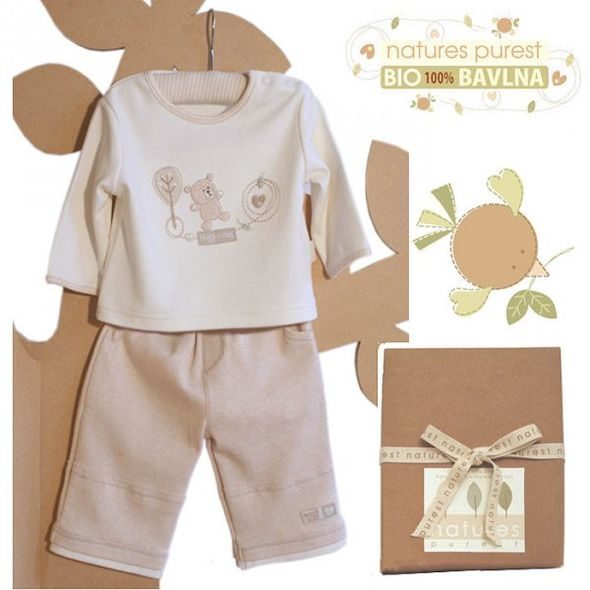 NATURES PUREST TRIKO A KALHOTY TEDDY - SOUPRAVY - PRO DĚTI