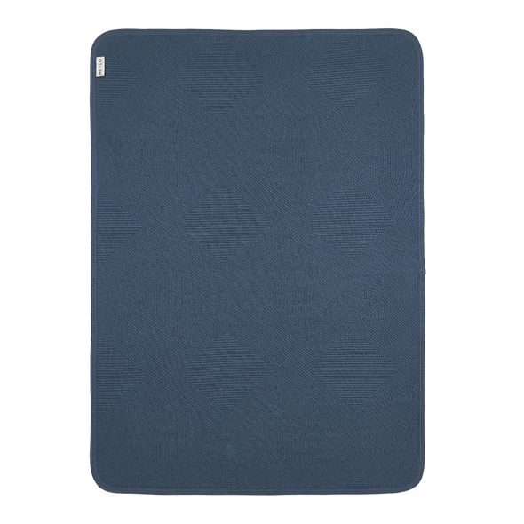 MEYCO ŽAKÁROVÁ FLANEL DEKA PURE - INDIGO - DĚTSKÉ DEKY PRO MIMINKA - SPINKÁNÍ