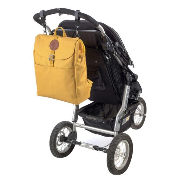 LÄSSIG FAMILY GREEN LABEL BACKPACK ADVENTURE LEMON CURRY - PŘEBALOVACÍ BATOHY - KOČÁRKY A PŘÍSLUŠENSTVÍ