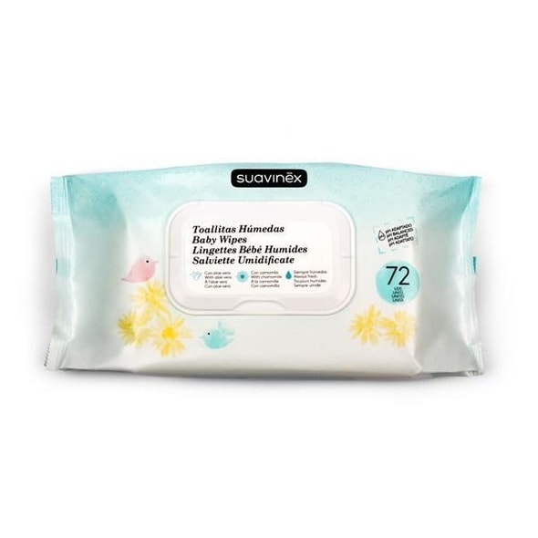 SUAVINEX HYGIENICKÉ PLEŤOVÉ HYDRATAČNÍ UBROUSKY VELKÉ - VLHČENÉ UBROUSKY - PŘEBALOVÁNÍ