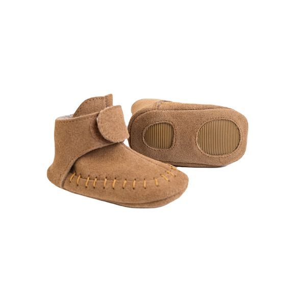 LODGER WALKER MOCCASIN COGNAC 6 - 12 MĚSÍCŮ - BOTIČKY - PRO DĚTI