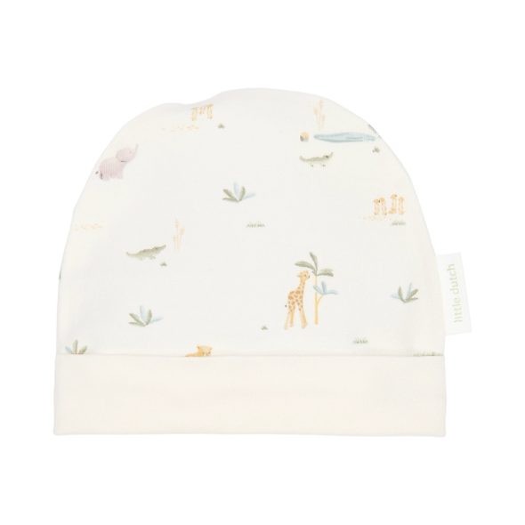 LITTLE DUTCH ČEPIČKA SAFARI FRIENDS LITTLE SAFARI VEL. 3-6M - ČEPIČKY A KLOBOUČKY - PRO DĚTI
