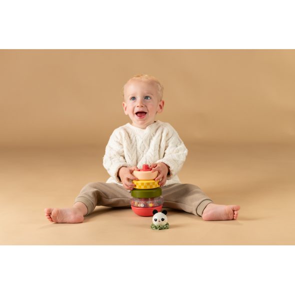 TAF TOYS PYRAMIDA PANDA - STOHOVACÍ HRAČKY - PRO DĚTI