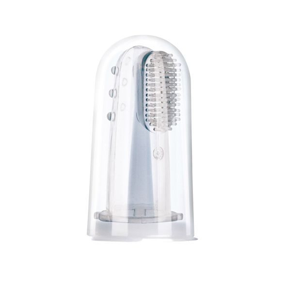 CANPOL BABIES PRVNÍ KARTÁČEK NA PRST MASÁŽNÍ V POUZDRU - ZUBNÍ KARTÁČKY A PASTY - KOUPÁNÍ A ZDRAVÍ