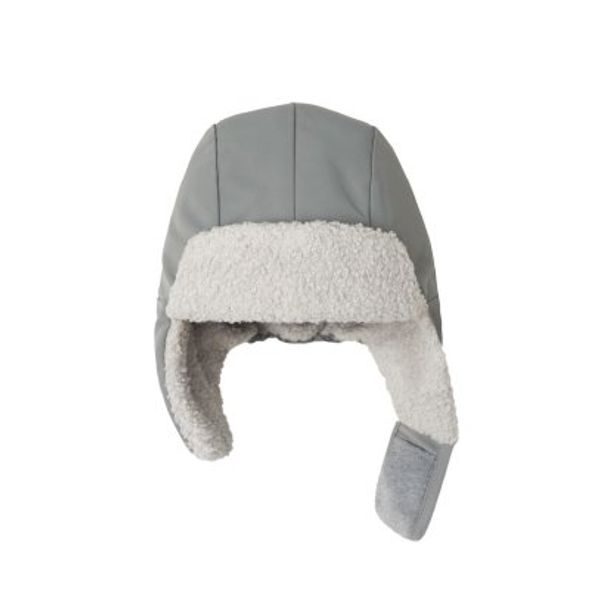 LEOKID ZIMNÍ ČEPICE COLOR BLOCK GRAY STELLAR VEL. 9 - 18 MĚSÍCŮ (VEL.46) - ČEPIČKY A KLOBOUČKY - PRO DĚTI