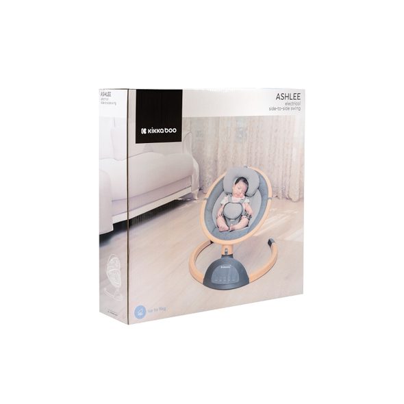 KIKKABOO HOUPACÍ LEHÁTKO ELEKTRICKÉ ASHLEE DARK GREY - LEHÁTKA A HOUPADLA - SPINKÁNÍ