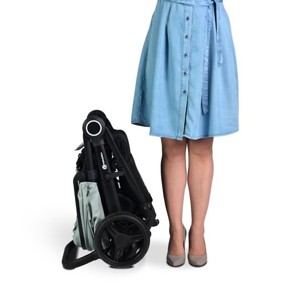 PETITE&MARS STREET+ POUZE STŘÍŠKA + POLSTROVÁNÍ IRON GREEN (!!POZOR BEZ PODVOZKU!!) - BAREVNÉ SETY K PODVOZKU - KOČÁRKY A PŘÍSLUŠENSTVÍ