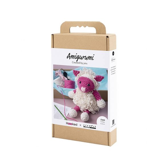 CREATIV COMPANY SADA NA HÁČKOVÁNÍ AMIGURUMI OVEČKA - VÝTVARNÉ POMŮCKY A HRAČKY - PRO DĚTI