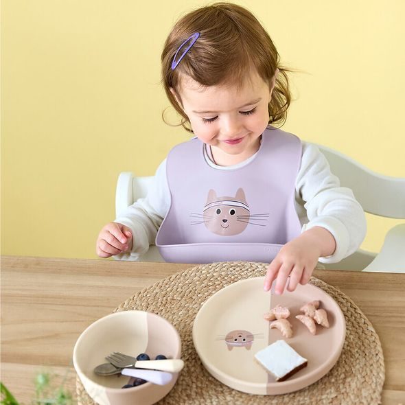 LÄSSIG SADA PŘÍBORŮ 3KS TINY TEAM CAT - LŽIČKY A PŘÍBORY - KRMENÍ