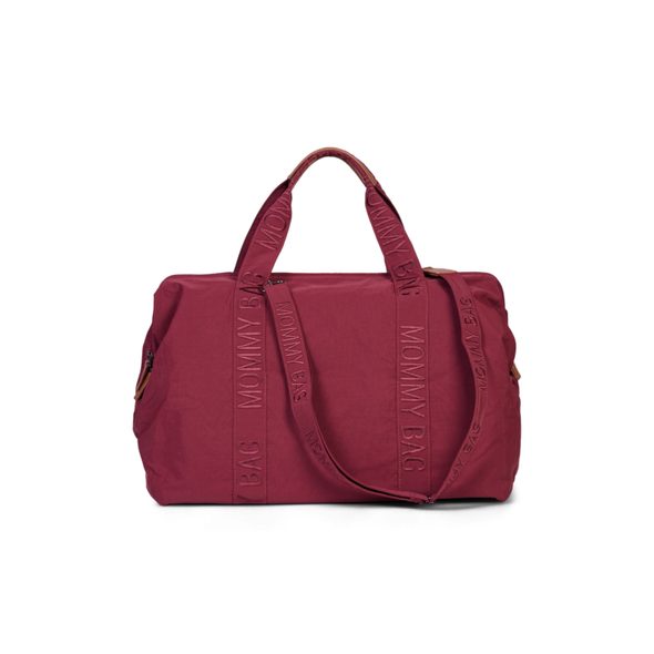 CHILDHOME PŘEBALOVACÍ TAŠKA MOMMY BAG SIGNATURE URBAN BURGUNDY - PŘEBALOVACÍ TAŠKY - KOČÁRKY A PŘÍSLUŠENSTVÍ