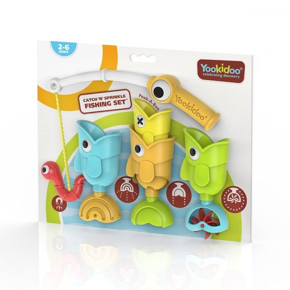 YOOKIDOO CHYTÁNÍ RYBIČEK - HRAČKY DO VANY - PRO DĚTI
