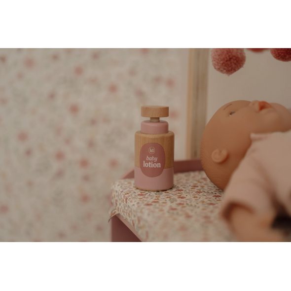 LITTLE DUTCH PŘEBALOVACÍ PULT PRO PANENKY DŘEVĚNÝ SOFT FLOWERS - LITTLE DUTCH - PRO DĚTI