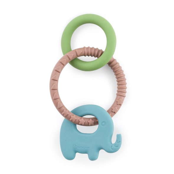 PETITE&MARS KOUSÁTKO SILIKONOVÉ ELEFI VELVET LATTE 0M+ - KOUSÁTKA - PRO DĚTI