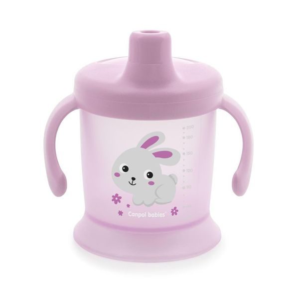CANPOL BABIES NEVYLÉVACÍ HRNÍČEK BUNNY & COMPANY 200 ML - KOJENECKÉ LAHVE - KRMENÍ