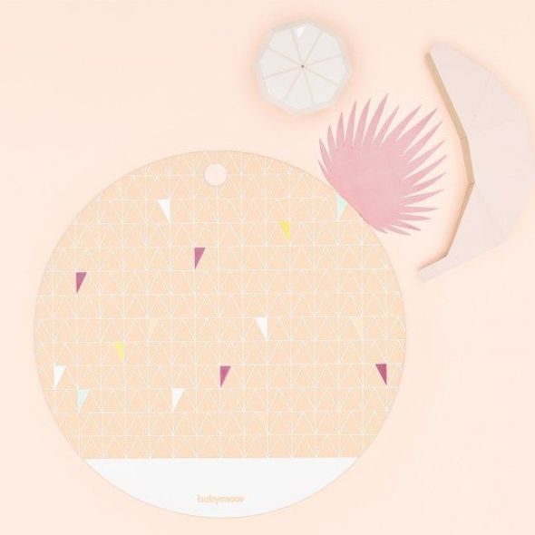 BABYMOOV SILIKONOVÉ PROSTÍRÁNÍ PEACH - MISKY, TALÍŘKY A PODLOŽKY - KRMENÍ