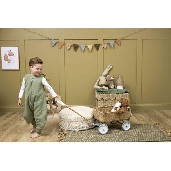MEYCO ZIMNÍ MUŠELÍNOVÝ JUMPER 92 CM - OLIVE GREEN - SPACÍ PYTLE - SPINKÁNÍ