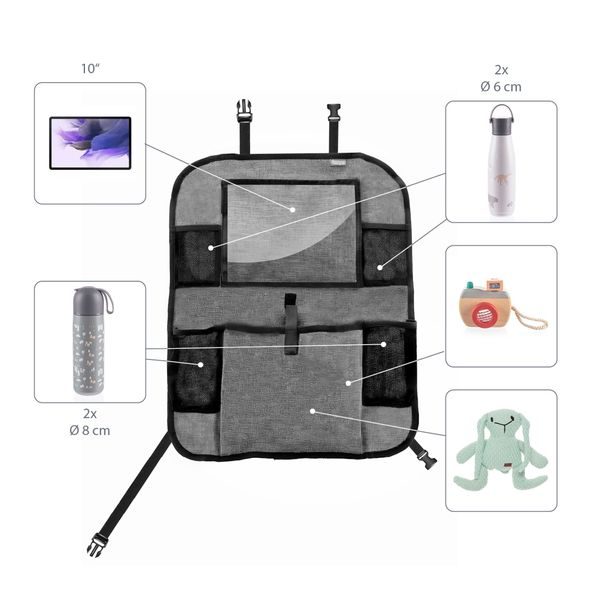 ZOPA ORGANIZÉR NA SEDADLO + KAPSA NA TABLET - KAPSÁŘE A ORGANIZÉRY - AUTOSEDAČKY A PŘÍSLUŠENSTVÍ