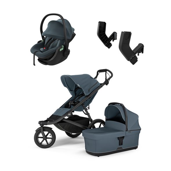 THULE URBAN GLIDE 3 + KORBA + ADAPTÉRY + AUTOSEDAČKA MAPLE - TROJKOMBINACE - KOČÁRKY A PŘÍSLUŠENSTVÍ