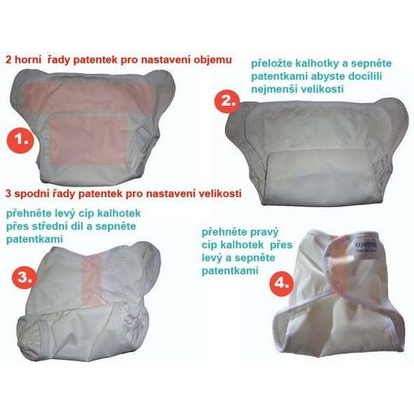 NATURE BABIES SVRCHNÍ KALHOTKY ESSENTIALS JEDNOVELIKOSTNÍ - PLENKOVÉ KALHOTKY - PŘEBALOVÁNÍ