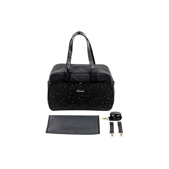 KIKKABOO PŘEBALOVACÍ TAŠKA CHELSEA CONFETTI BLACK - PŘEBALOVACÍ TAŠKY - KOČÁRKY A PŘÍSLUŠENSTVÍ