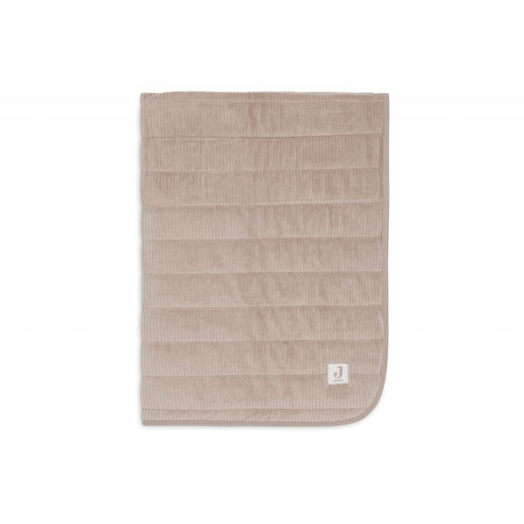 JOLLEIN DEKA 75X100CM VELVET RIB MILKY COFFEE - DĚTSKÉ DEKY PRO MIMINKA - SPINKÁNÍ