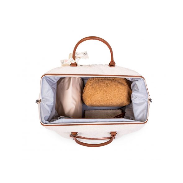 CHILDHOME PŘEBALOVACÍ TAŠKA MOMMY BAG TEDDY OFF WHITE - PŘEBALOVACÍ TAŠKY - KOČÁRKY A PŘÍSLUŠENSTVÍ