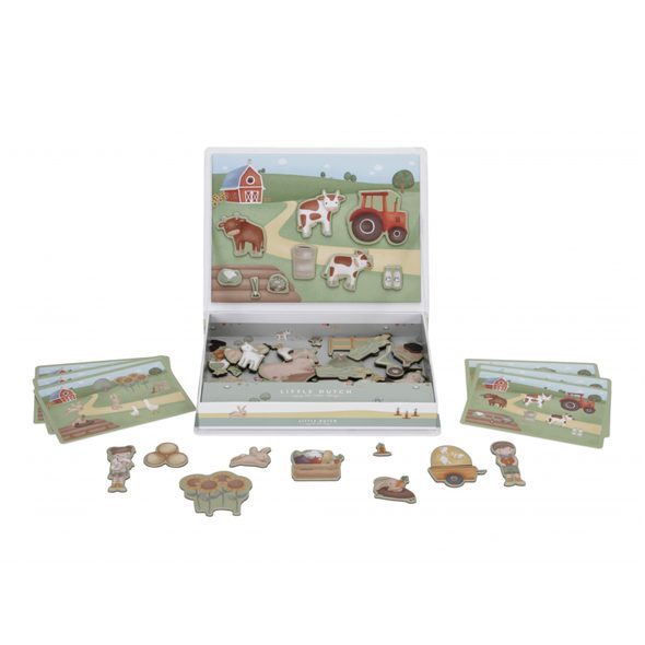 LITTLE DUTCH MAGNETICKÁ HRA FARMA - MAGNETICKÉ HRAČKY - PRO DĚTI