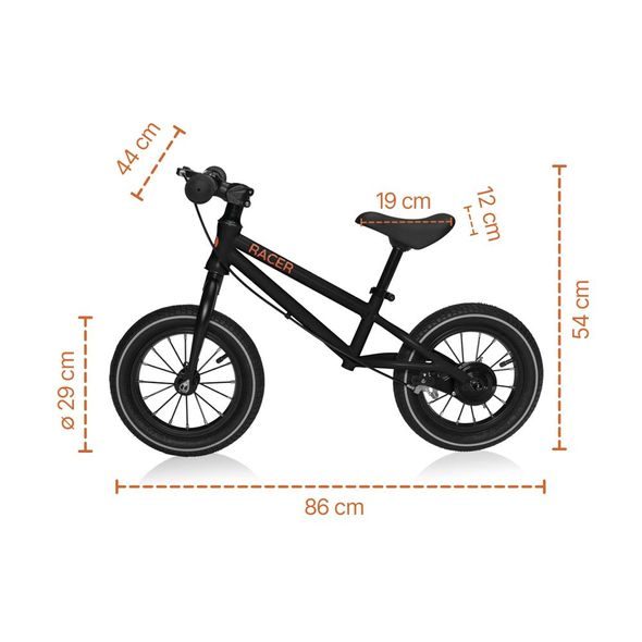 ZOPA ODRÁŽEDLO RACER S BRZDOU - DĚTSKÁ KOLA ODRÁŽECÍ - NOŠENÍ & SPORT