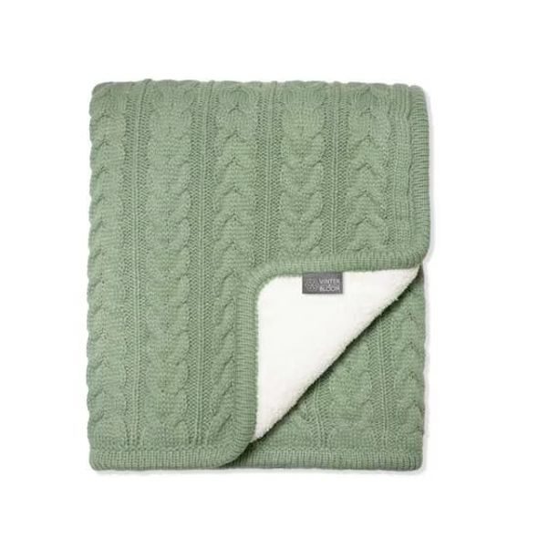 VINTER & BLOOM DEKA CUDDLY BASIL GREEN - DĚTSKÉ DEKY PRO MIMINKA - SPINKÁNÍ
