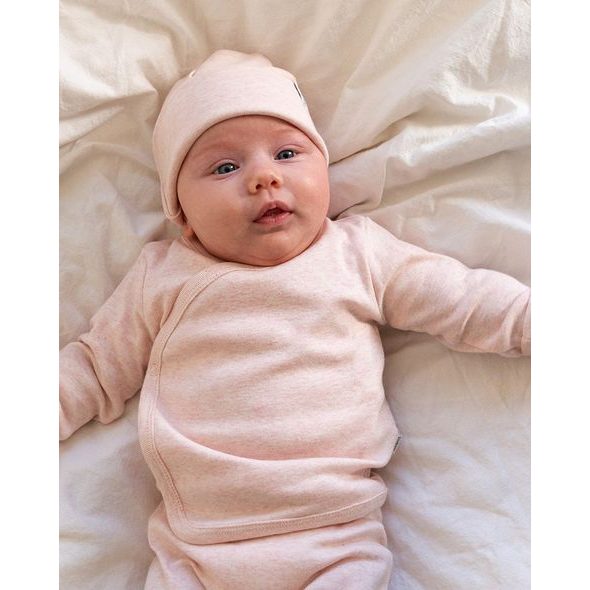 LODGER ČEPICE MELANGE TAN VEL. 0 - 6 MĚSÍCŮ - ČEPIČKY A KLOBOUČKY - PRO DĚTI