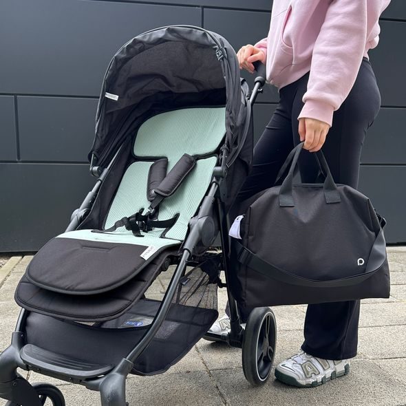 PINKIE PODLOŽKA DO KOČÁRKU LABEL GREEN/BLACK - PODLOŽKY DO KOČÁRKU - KOČÁRKY A PŘÍSLUŠENSTVÍ