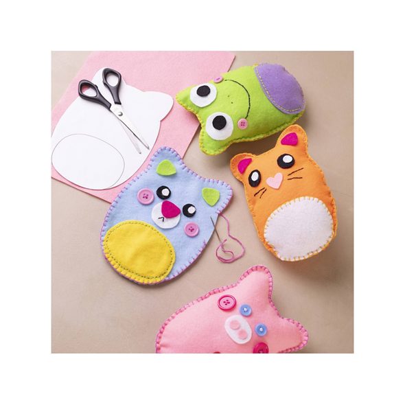 CREATIV COMPANY KREATIVNÍ SADA PRVNÍ ŠITÍ - VÝTVARNÉ POMŮCKY A HRAČKY - PRO DĚTI